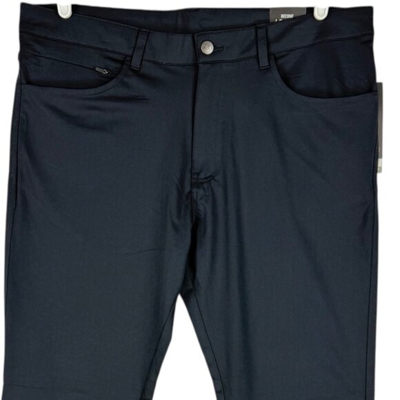 Leg3nd Men's Comfort Fit Performance Stretch Moisture Dark Navy Pants 34x30 NWT - Picture 3 of 11
